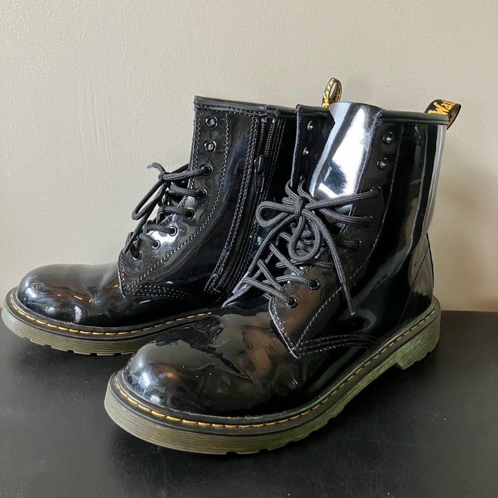 Dr. Martens Kids Black Boots 1460